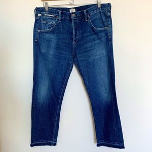 Citizens of Humanity Premium Vintage Emerson Crop  Slim Boyfriend Jean